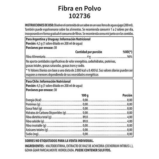 Fibra en Polvo